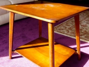 1960's television table