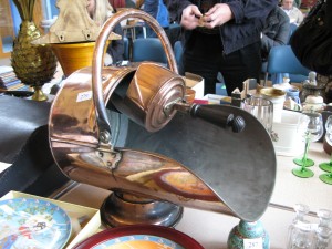 Copper coal scuttle