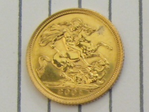Half Sovereign - Sold for £75