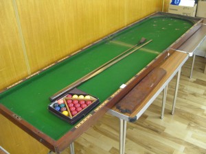 Folding Bar Billiards Table and equipment