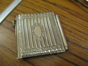 Lot 228 - Metal Note Case - Sold for £25