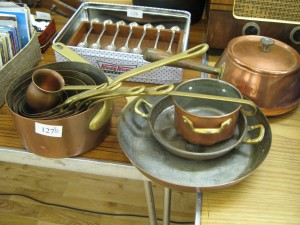Lot 127 - Large collection of Copper Pans