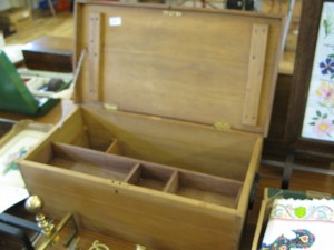 Lot 207 - Pine chest - Sold for £28