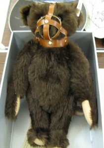 Lot 158 - Limited edition Stieff muzzled bear - Sold for £90
