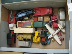 Lot 51 - Collection of Corgi and Dinky vehicles - Sold for £40