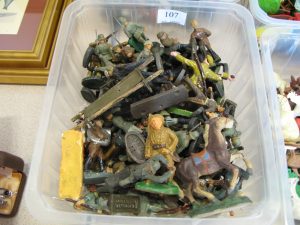 Lot 86 - Collection of toy military figures - Sold for £40