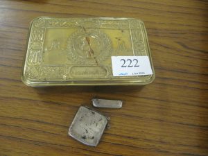 Lot 222 - Queen Mary WW1 Tin - Sold for £25