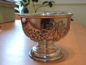 Lot 231 - Solid Silver Bowl Birmingham 1907 W G Keight & Co - Sold for £75