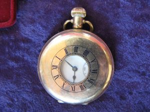 Lot 44 - Half Hunter pocket watch - Sold for £90