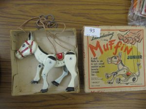 Lot 93 - Junior Muffin the Mule puppet in original box - Sold for £35