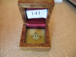 Lot 141 - Multi-stone ring - Sold for £30