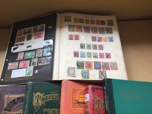 Lot 479  - Collection of stamp albums - Sold for £95