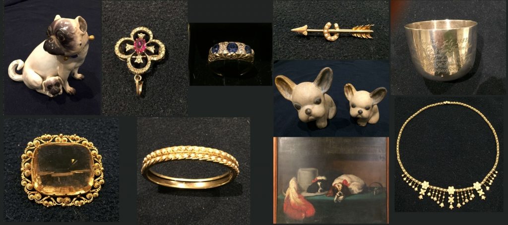 Overview of the Jewellery, Silver and Art for sale on the 6th April 2019