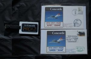 Concorde First Day Covers Miami London 1984