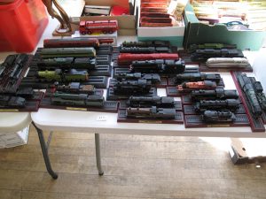 Lot 113 - Collection of 28 static train models - Sold for £35