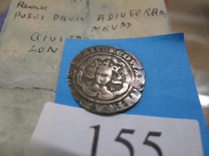 Lot 155 - Edward III half groat 1357 - Sold for £50