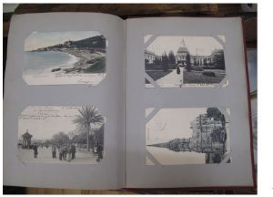 Lot 1 - Postcard Album circa 1900 inc foreign - Sold for £42
