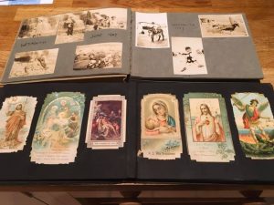 Religious Cards and Holiday Photos in Albums