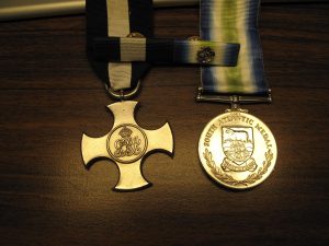 Lot 202 - Falklands medal plus 2 others - Sold for £45