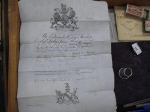 Lot 59 - 1877 Travel Pass issued by Earl of Derby - Sold for £32