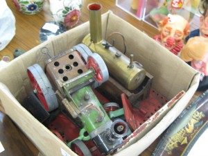 Mamod Steam Roller, Stationery Engine and various parts