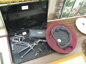 Set of Drawing Instruments and a Beret