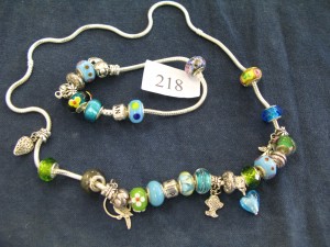 Pandora Charm necklace and bracelet 
