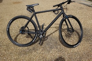Lot 60 - Cube Hyde Black Hybrid Bike - Sold for £100