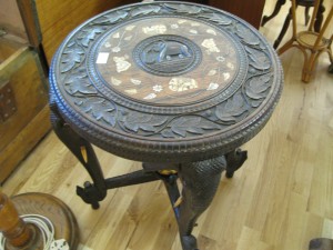 Indian Elephant Table - Sold for £50