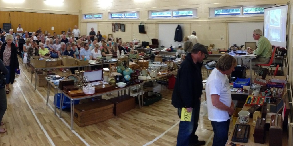 Auction at Badger Farm Community Centre Winchester 5 July 2014