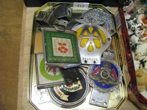 Lot 413 - Car badges - Sold for £45