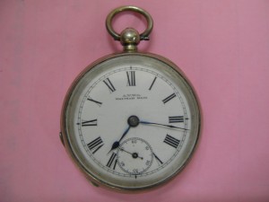 Lot 442 - Waltham pocket watch - Sold for £52