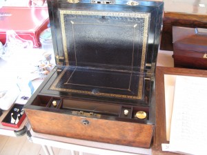 Lot 199 - Writing Slope. Sold for £75