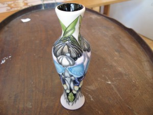 Lot 307 - Moorcroft vase - Sold for £60