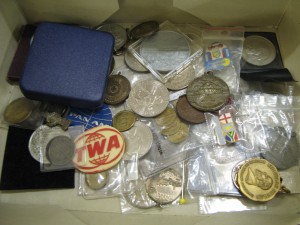 Lot 82 - Collection of Coins, Medals and Badges - Sold for £30