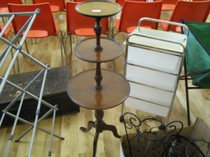 Lot 131 - Three Tier Cake Stand - Sold for £35