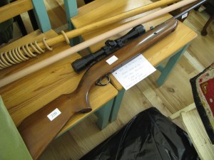 Lot 220 - BSA Air Rifle Scope and Bag