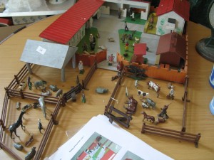 Lot 34 - Britains farmyard, animals and figures - Sold for £35