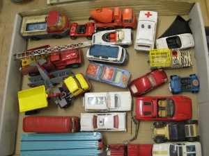 Lot 274 - Collection of Corgi, Dinky and others - Commercial vehicles and cars - Sold for £55
