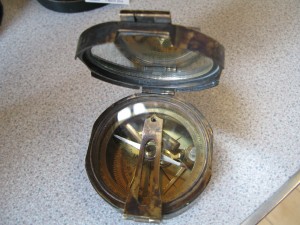 Lot 190 - Army Field Compass - Sold for £50