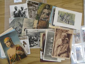 Lot 29 - Vintage postcards and photographs of African women - Sold for £38