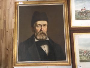 Lot 410 - Oil Painting of Polish Refugee dated 1832 - Sold for £110