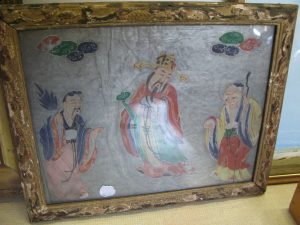 Lot 420 - Chinese or Japanese framed printSold for £48