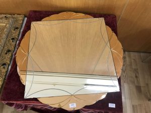 Lot 393 - Art Deco mirror - Sold for £37