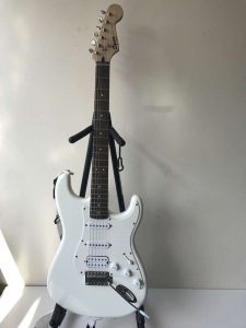 Squier Stratocaster by Fender White