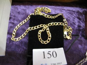 Lot 150 - Gold Chain - Sold for £40