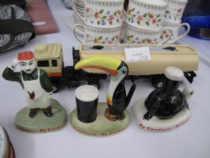 Lot 460 - 3 x Guinness pottery and model tanker - Sold for £40