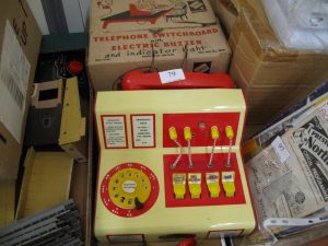 Lot 79 - Codey Toy Town Telephone Exchange - Sold for £40