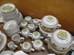 Lot 362 - Denby Troubadour Dinner Set - Sold for £70