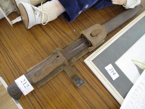 Lot 212 - Military bayonet - Sold for £45